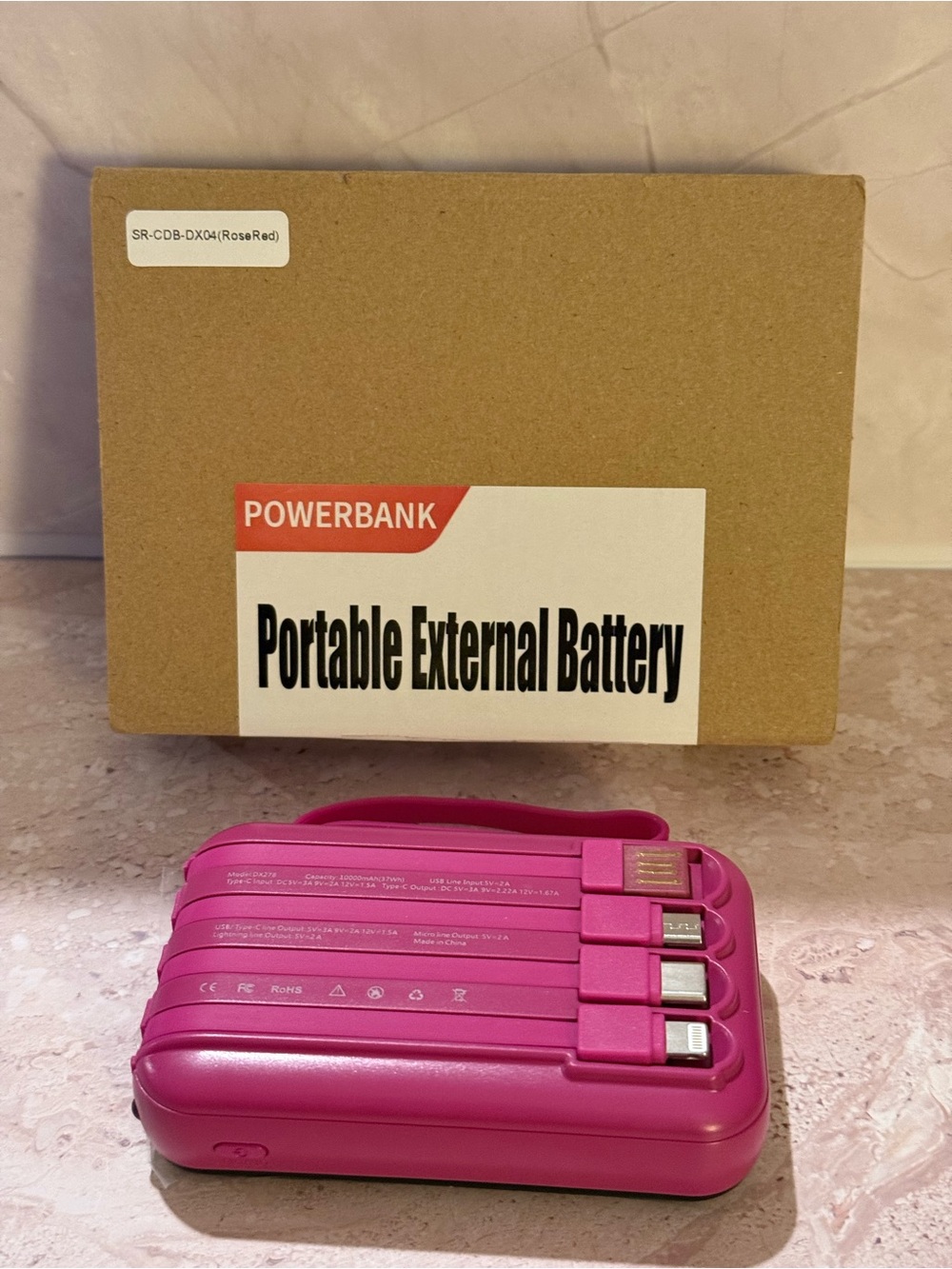 10000mAh 20W Fast Charging Portable Power Bank DX278